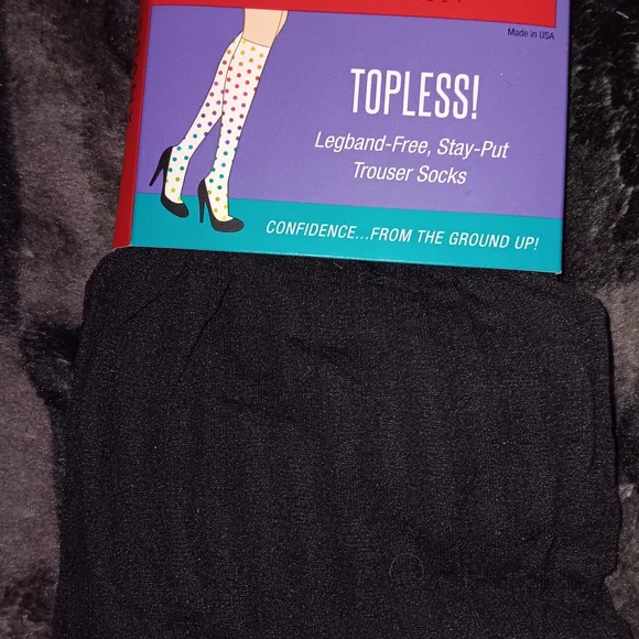 SPANX Black Topless Socks And Shaping Tights - Picture 4 of 5